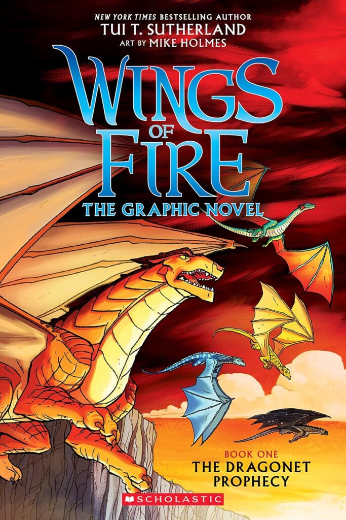 Wings of Fire The Dragonet Prophecy graphic novel book cover