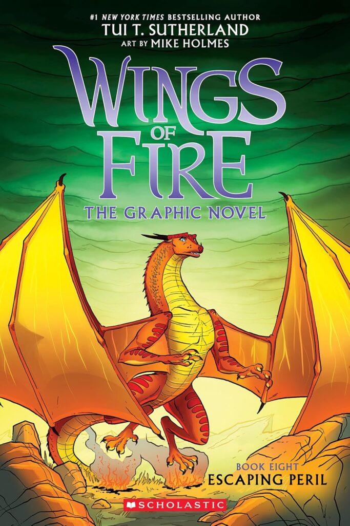 Wings of Fire Escaping Peril Graphic Novel Book 8 cover